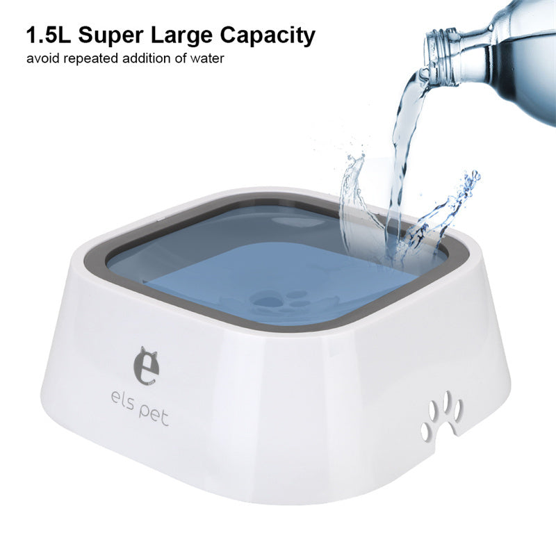 Anti-Overflow Slow Drink Water Bowl