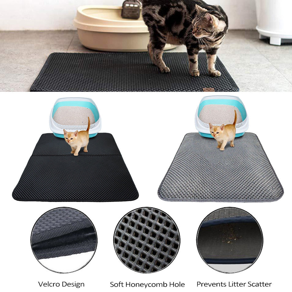 Litter Box Clean Mat